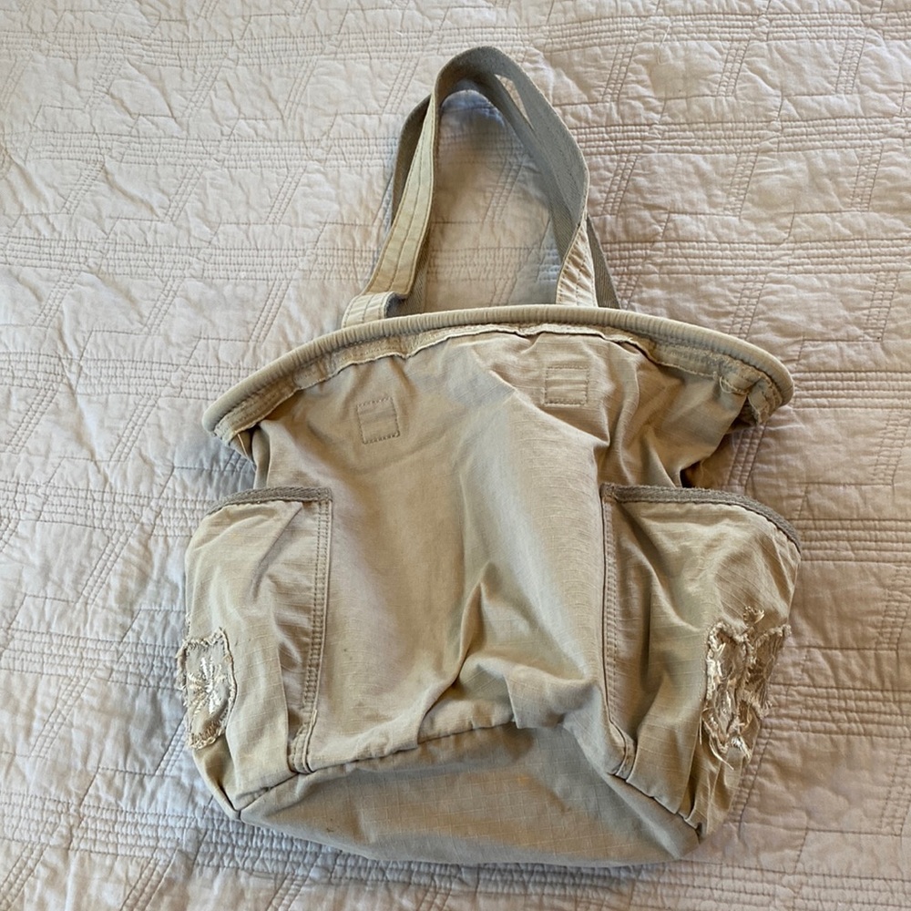 Thirty-one Elite Retro Metro Taupe Ripstop tote purse bag khaki